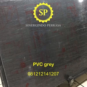 Pvc rigid / pvc grey lembaran 122 x 244cm