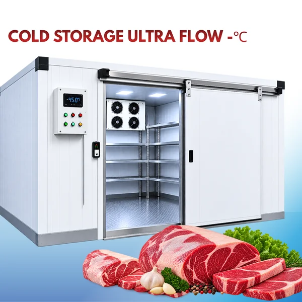 Cold Storage Ruangan Pendingin Daging Ultralow temp -60*C