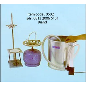  Cooling System Butae Field Heater Bunsen Burner Statif Tripod Stand Asbestos Wire Gauze Bandung
