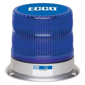 ECCO 7960B LAMPU WARNING EMERGENCY LIGHT STROBE BIRU 12-24V