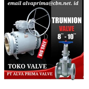 TRUNNION VALVE 8" - 10 " ALVA PRIMA VALVE 