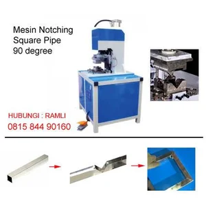 Mesin notching pipa kotak besi / mesin potong besi