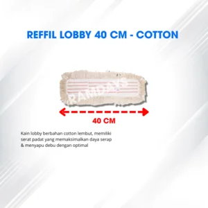 RAMDAYS REFIL LOBBY DUSTER COTTON 40 CM