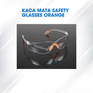 KACA MATA SAFETY GLASSES ORANGE