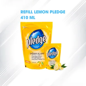PLEDGE FURNITURE POLISH LIQUID LEMON REFIL 410ML PEMBERSIH FURNITUR