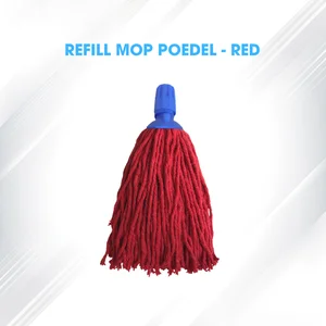 REFILL MOP POEDEL - RED - KAIN PEL