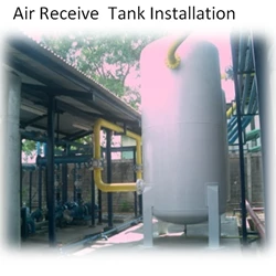 Air Receive Tank Installation By Sakata Utama
