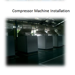 Compressor Machine Instalastion By Sakata Utama