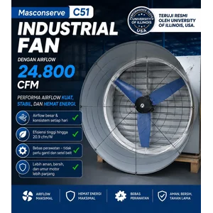 Blower Cone Fan Masconserve C51 - Type Direct Drive Fan