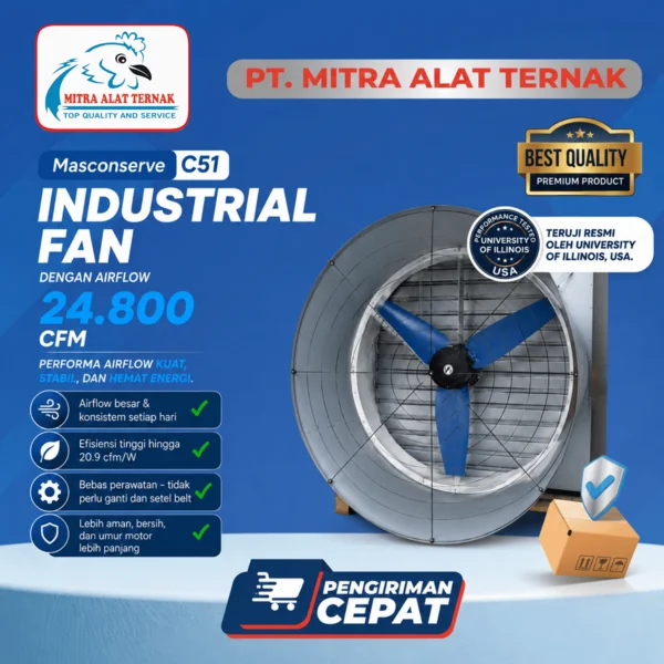 Blower Cone Fan Masconserve C51 - Type Direct Drive Fan