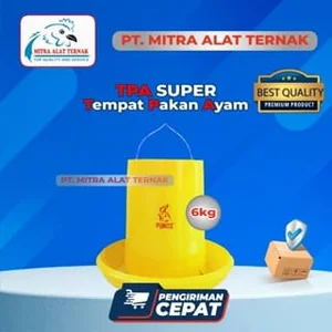 Tempat Pakan Ayam Uk.6 Kg Grade Super