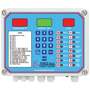 Climate Control PUNOS 612 ( 3 Sensor Suhu + 1 Sensor Kelembapan)