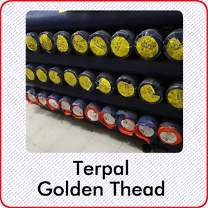 Terpal Korea A5 Golden Thread - Terpal Plastik