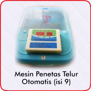 Mesin Penetas Telur Otomatis isi 9