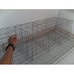 Kandang Kawat Baterai 9 Pintu isi 9 Ekor