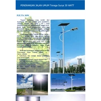 Lampu Solar Cell PJUTS Lithium LifePO4 LED  30 Watt 