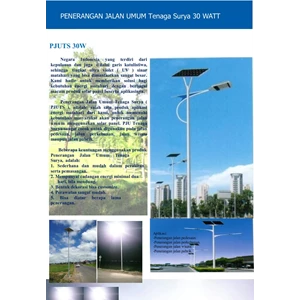 Lampu Solar Cell PJUTS Lithium LifePO4 LED  30 Watt 