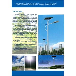 Lampu Solar Cell PJUTS Lithium LifePO4 LED  50 Watt