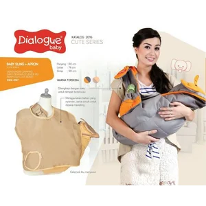 Gendongan Samping Saku + Celemek Cute Series Dialogue DGG4127