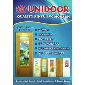 Um16 Unidoor Pvc Door Is Water Resistant And Termite Proof