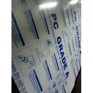 Polycarbonate sheet Transparant Bening / Atap kanopi mica bening   