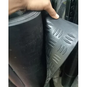 Rubber mat bordes / Karpet lantai tikar motif bordes / karet anti slip gulungan 