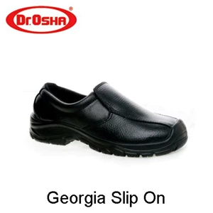Sepatu Safety Shoes Dr Osha Georgia slip on murha berkualitas HUB atau WA 