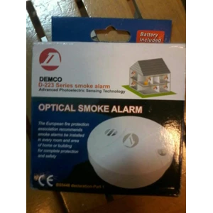 Fire Smoke Alarm Demco D - 223 Detektor Asap muraqh meriah HUB atau WA 