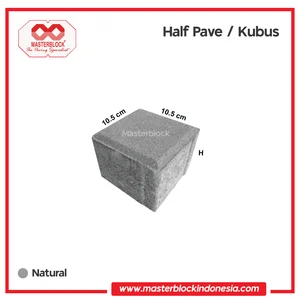 Paving Block Kubus Masterblock 10.5 Cm X 10.5 Cm X 6 Cm