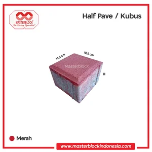 Paving Block Kubus Masterblock 10.5 Cm X 10.5 Cm X 6 Cm