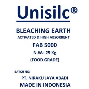 Bleaching Earth Activated Bentonite Food Grade Large Specific Surface Area