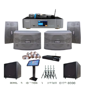 Sound System Karaoke D3: Mixer + Speaker Auderpro 10 Inch + Subwoofer 12 Inch