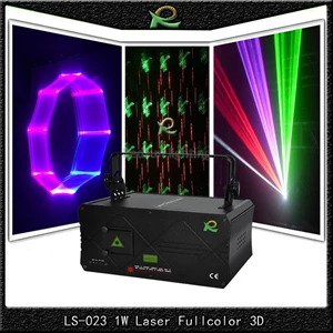 1W RGB 3D Animation laser light
