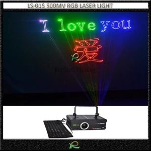 500MW RGB stage lighting laser light with keyboard