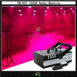 Mesin asap fog machine 1500W remot control FM007