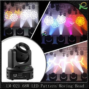  Lampu beam gobo pattern moving head stage light 30W LM021