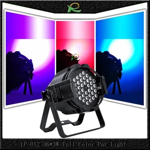 Lampu sorot panggung disco par 36*3W warna warni LP012