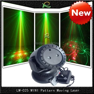 mini moving head disco laser light