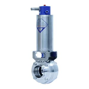 Butterfly valve SV04 with pneumatic actuator