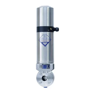 Butterfly valve SV04 with control and feedback head