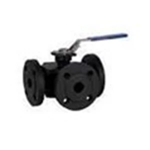BEE - 3 Way flanged ball valves in cast steel or stainless steel