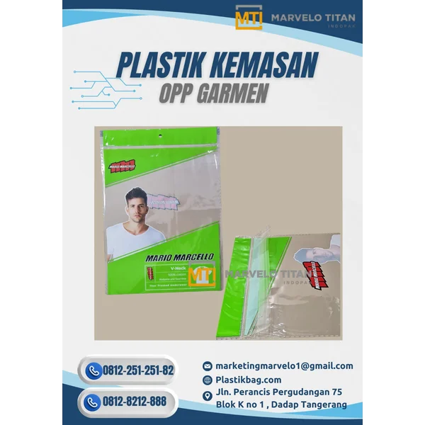 Plastik OPP Underwear Premium – Bukaan Atas Print 2 Sisi & Siap Display