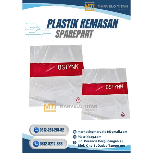 Plastik Kemasan PE Sparepart Polos Premium – Tebal & High Durability