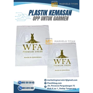 Plastik Kemasan Garmen OPP Custom – Bening