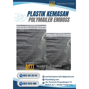 Plastik Polymailer Emboss Hitam – Plastik Packing Online Shop Tekstur Eksklusif & Permanent Seal