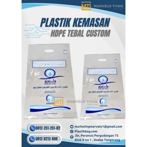 Plastik Kemasan Air Zam Zam – Extra Tebal  Anti Bocor  Handle Pond & Cetak Custom