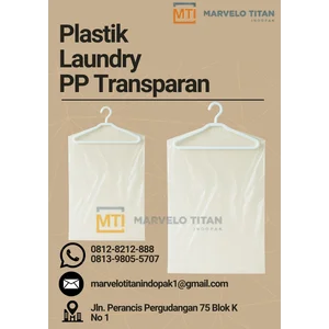 Plastik PP Laundry  Bening Custom Untuk Usaha Laundry