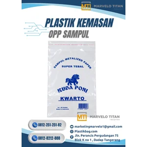 Plastik Kemasan OPP Sampul – Bening Kristal Seal Lem Praktis & Cetak Custom Premium