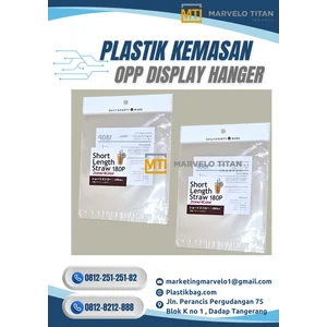 Plastik OPP Display Premium – Bening Lubang Pond & Seal Lem Praktis