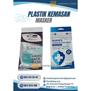 Plastik OPP Medical Mask – Display Gantungan Rapi & Proteksi Higienis